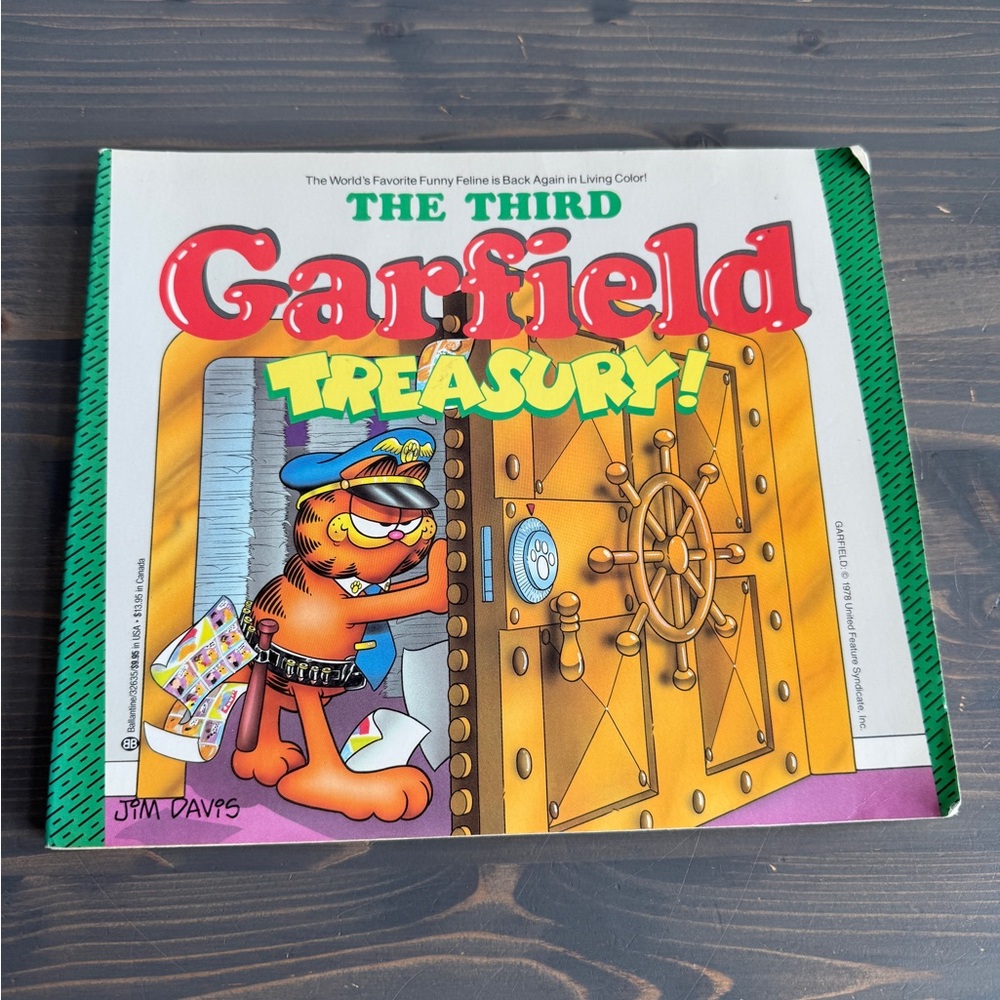 Vintage Garfield comic book
The Third Treasury